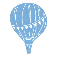 Heißluftballon-Stanzform Zag - Misskuty