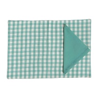 Tischset 48 x 33 cm Vichy mit Serviette - 1 Stück