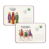 Platzdeckchen mit einem Brief an die Heiligen Drei Könige, 43 x 28 cm, sortiert - 1 Stück