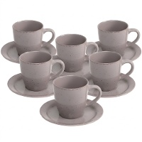 Motas taupe 100 ml Kaffeebecher - 6 Dienstleistungen