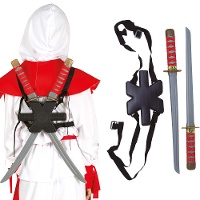 Samurai-Schwerter mit Scheide für den Rücken - 55 cm