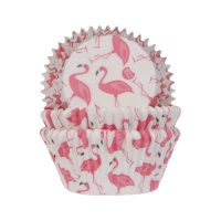 Flamingo Cupcake-Kapseln - House of Marie - 50 Stück