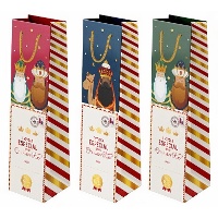 Weintasche im Vintage-Design der Heiligen Drei Könige - 1 Stück