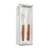Set von 6 Gabeln 20 cm und 6 Besteckmesser 22 cm Forest - Arcos