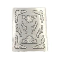 Schokoladenrandform 18,5 x 24,5 cm - Pastkolor - 10 Kavitäten