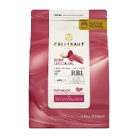 Rubinrote Schokolade schmelzende Nuggets 2,5 kg - Callebaut