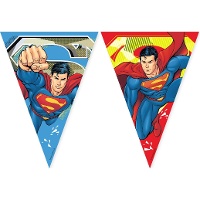 Superman-Wimpel in Aktion