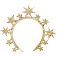 Diadem mit goldenen Sternen