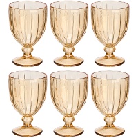 Gestreiftes Glas, 310 ml - 6er-Set