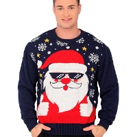 Weihnachtsmann Weihnachtspullover für Männer