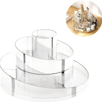 Dreistufiger, drehbarer Make-up-Organizer 360° - 16,5 x 16,5 x 18 cm