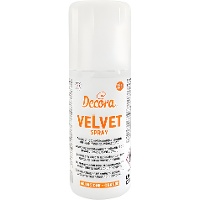Essbarer Samt?Effekt?Spray auf Kakaobutter?Basis, 100 ml - Decora