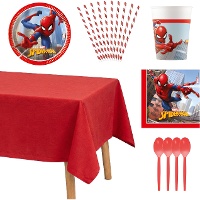 Spiderman-Partyset - für 8 Personen