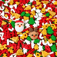 Zauberhafte Weihnachts-Sprinkles, 90 g - Azucren