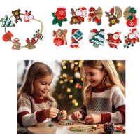 Schmuckperlen-Set für Weihnachtsarmbänder - 20 Stück