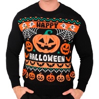 Halloween-Kürbis-Pullover