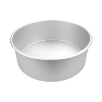 Aluminium Rundform 25 x 25 x 7,5 cm - Dekorieren