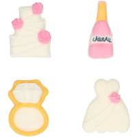 Zuckerfiguren von Dream Wedding - 8 Stück