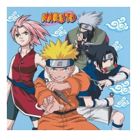 Naruto Servietten, 16,5 cm - 20 Stück
