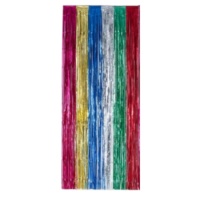 Mehrfarbige Vorhang, 2,40 x 1 m