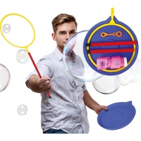 Set für riesige Seifenblasen mit Ring und Tablett