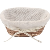 Rustikaler ovaler Korb 22 x 15 x 9 cm