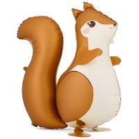 Eichhörnchen-Folienballon 59 x 51 cm
