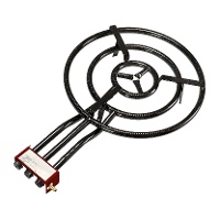 60 cm Paellapfanne Diffusor - 3 Brenner