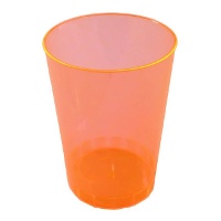 370ml Neon Plastikbecher - 4 Stk.