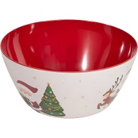 Salatschüssel mit Weihnachtsmann, 25 cm