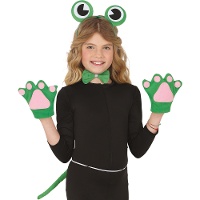 Grünes Frosch-Set - 4 Teile