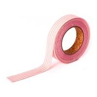 Baumwollklebeband mit Streifen - 5 m