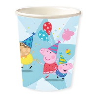 Peppa Pig Partybecher 250 ml - 8 Stück