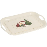 Weihnachtstablett 41 x 29 cm mit Weihnachtsmann