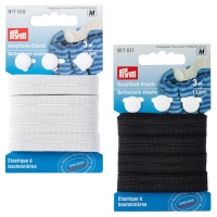 1,2 cm elastisches Band mit Ösen + 3 Knöpfe - Prym - 3 m