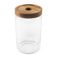0,7 L Glasgefäß mit Deckel