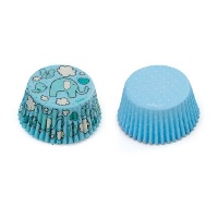 Rosa Elefanten Cupcake-Tassen - Dekorieren - 36 Stück