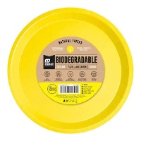 Farbige Pappteller, 17 cm - 12 Stück