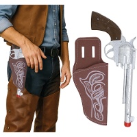 Holster mit 30 cm Cowboy-Pistole