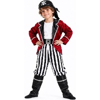 Englisches Korsar-Piratenkostüm für Kinder