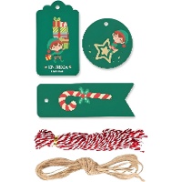 Geschenkanhänger mit Elfenmotiv - 25 Stück