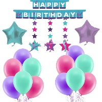 Rhythmische Sportgymnastik Party Deko-Pack - 36 Stück