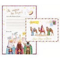 Brief und Umschlag für die Heiligen Drei Könige