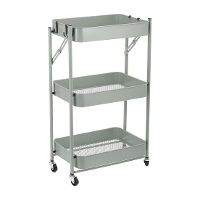 Klappbarer Beistellwagen 77 x 45 x 30 cm, grün