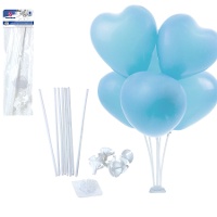 Weißer Ballon-Tischmittelpunkt - 8 Stück