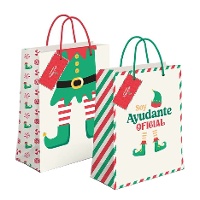 Geschenktasche 23 x 18 x 10 cm des offiziellen Helferelfen - 1 Stück