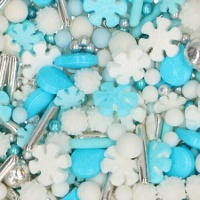 Sprinkles von Frosty Winters, 70 g - FunCakes