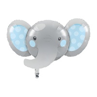 Elefant Baby XL Silhouette Luftballon 62,4 x 92,9 cm