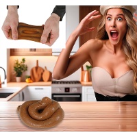 Glibberiger Scherz-Kot (ca. 11 cm)