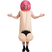 Haariger Penis Kostüm für Erwachsene